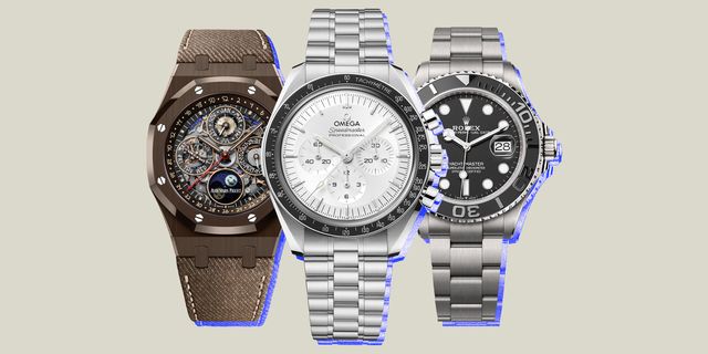 collage of three watches